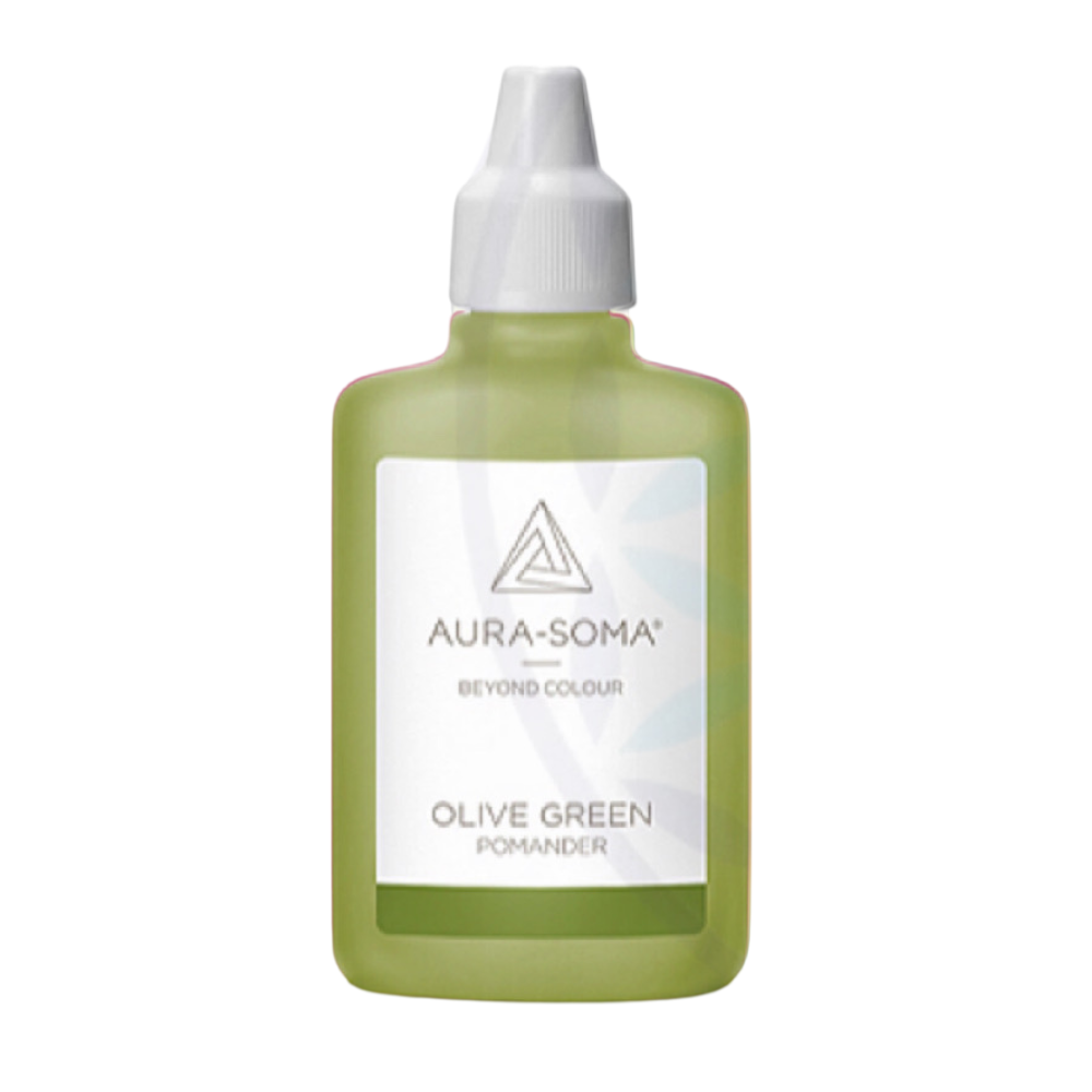Aura-Soma Olive Green Pomander 橄榄绿 保护灵气